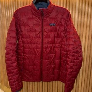 Patagonia Men's Brick Red Nano Puff Jacket - Size Small